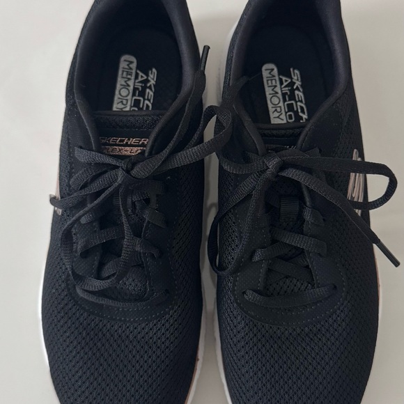 Skechers Flex Appeal Women’s Size 7.5 Black Athletic Running Sneakers - Picture 3 of 10